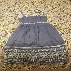 Chambray dress with pockets